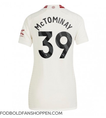 Manchester United Scott McTominay #39 Tredjetrøje Dame 2023-24 Kortærmet